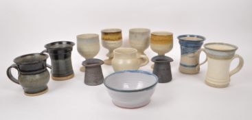 COLLECTION OF 20TH CENTURY STUDIO POTTERY PIECES