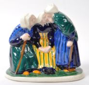 LOUIS HENRI NICOT - EARLY 20TH CENTURY FRENCH FIGURE GROUP