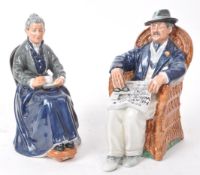 ROYAL DOULTON - TWO LATE 20TH CENTURY CHINA FIGURINES