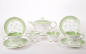 SHELLEY, ENGLAND - ART DECO MID CENTURY SPRING PORCELAIN TEA SET