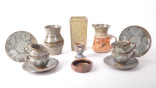 COLLECTION OF CONTEMPORARY STUDIO POTTERY PIECES