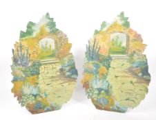 TWO 20TH CENTURY WALL HANGING OIL PAINTINGS ON WOOD