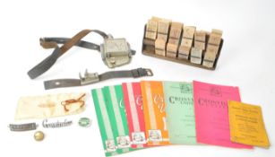 20TH CENTURY BUS TICKET BELL PUNCH AND PRINTING CO MACHINE AND TICKETS
