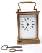 EARLY 20TH CENTURY CARRIAGE CLOCK