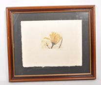 FRED NALL HOLLIS (1949 - 2024) - LIMITED EDITION COLOURED ETCHING 'ZENNINA'