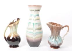 COLLECTION OF THREE MID-CENTURY GERMAN POTTERY PIECES