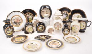 COLLECTION OF 20TH CENTURY JAPANESE CHOKIN VASES AND ORNAMENTS