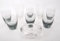 COLLECTION OF MID-CENTURY DRINKING GLASS PIECES