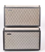 HACKER - A VINTAGE 20TH VINYL RECORD PLAYER W/ AMP LOUDSPEAKER