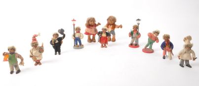 STEIFF - COLLECTION OF ELEVEN 1960S AUSTRIAN PETER HEDGEHOG FIGURES