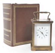 MATTHEW NORMAN - 20TH CENTURY BRASS CARRIAGE CLOCK