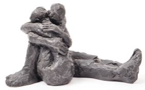 CAROL PEACE (B. 1970) - CONTEMPORARY BRONZE RESIN SCULPTURE