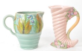 CLARICE CLIFF - COLLECTION OF TWO NEWPORT POTTERY VASES