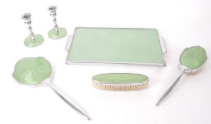 MID 20TH CENTURY ART DECO STYLE VANITY DRESS SET