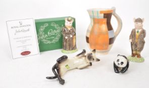 BESWICK - A COLLECTION OF 20TH CENTURY PORCELAIN AND CERAMIC PIECES