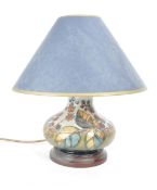 MOORCROFT POTTERY BRAMBLE PATTERN TABLE LAMP