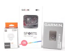 COLLECTION OF THREE 21ST-CENTURY DASH CAMS / ELECTRONIC VIEWFINDER