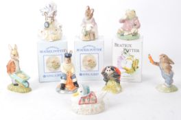 COLLECTION OF EIGHT 20TH / 21ST CENTURY BEATRIX POTTER PORCELAIN FIGURES