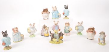 BESWICK - COLLECTION OF THIRTEEN MID-CENTURY BEATRIX POTTER FIGURES