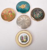 FIVE MID CENTURY COMPACT MIRROR