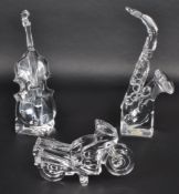 CRISTAL D'ARQUES - CONTEMPORARY FRENCH GLASS FIGURES
