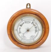 LATE 19TH CENTURY VICTORIAN ANEROID BAROMETER