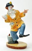 ROYAL DOULTON - VINTAGE 1970S PORCELAIN CLOWN FIGURINE HN 2890