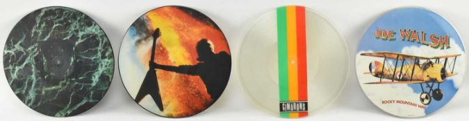 PICTURE DISCS - FOUR VINYL RECORDS