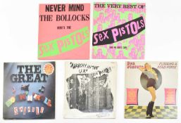 SEX PISTOLS - COLLECTION OF FOUR VINYL RECORD ALBUMS
