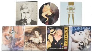 MADONNA - SELECTION OF SEVEN VINYL RECORDS