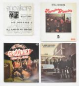 THE FLAMIN GROOVIES - X4 VINYL RECORDS.