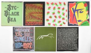 XTC - X7 VINYL RECORD ALBUMS