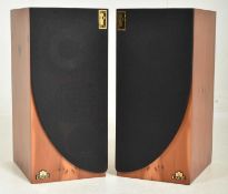 CASTLE TAY - PAIR OF 110W BOOKSHELF SPEAKERS IN YEW WOOD