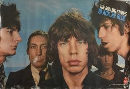 THE ROLLING STONES - BLACK & BLUE - PROMO MUSIC POSTER
