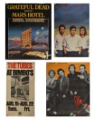 SELECTION OF FOUR PUNK / ROCK PROMO MUSIC POSTERS