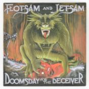 FLOTSAM AND JETSAM - DOOMSDAY FOR THE DECEIVER - VINYL RECORD ALBUM