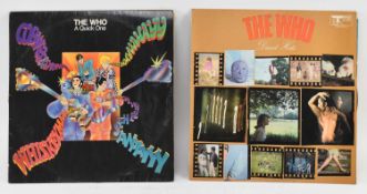 THE WHO - TWO FIRST PRESSINGS VINYL RECORD ALBUMS