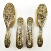 19TH CENTURY BOULLE WORK DRESSING TABLE VANITY SET