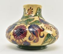 MOORCROFT - TAHITI VASE - LATE 20TH CENTURY CERAMIC SQUAT VASE