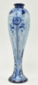 WILLIAM MOORCROFT FOR MACINTYRE - LATE 19TH CENTURY FLORIAN WARE DIANTHUS VASE