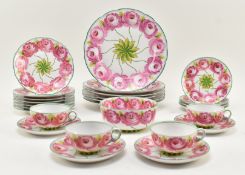 SAXE - EARLY 20TH CENTURY HAND PAINTED GERMAN PORCELAIN SERVICE
