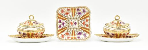 MINTON - C1800 PORCELAIN PART DINNER SERVICE