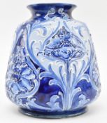WILLIAM MOORCROFT FOR MACINTYRE - 19TH CENTURY FLORIAN WARE VASE
