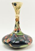 EMMA BOSSONS FOR MOORCROFT - HARTGRING PATTERN 2002 SQUATTED VASE