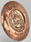 BELIEVED JOHN DREW MACKENZIE - NEWLYN CORNISH COPPER CHARGER