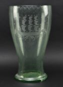 19TH CENTURY VICTORIAN ETCHED GLASS VASE