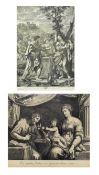 TWO 18TH CENTURY ENGRAVINGS - ONE AFTER STELLA, ONE AFTER MARATTI
