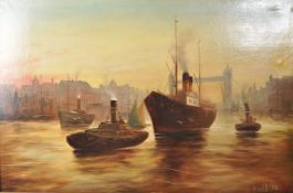 EDWARD HENRY EUGENE FLETCHER (1857-1945) - OIL ON CANVAS PAINTING