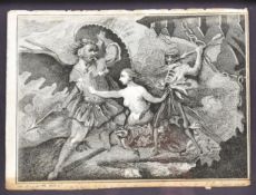 AFTER WILLIAM HOGARTH - SATAN, SIN AND DEATH - ENGRAVING