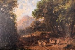 LATE 18TH / EARLY 19TH ENGLISH SCHOOL OIL ON CANVAS PAINTING
